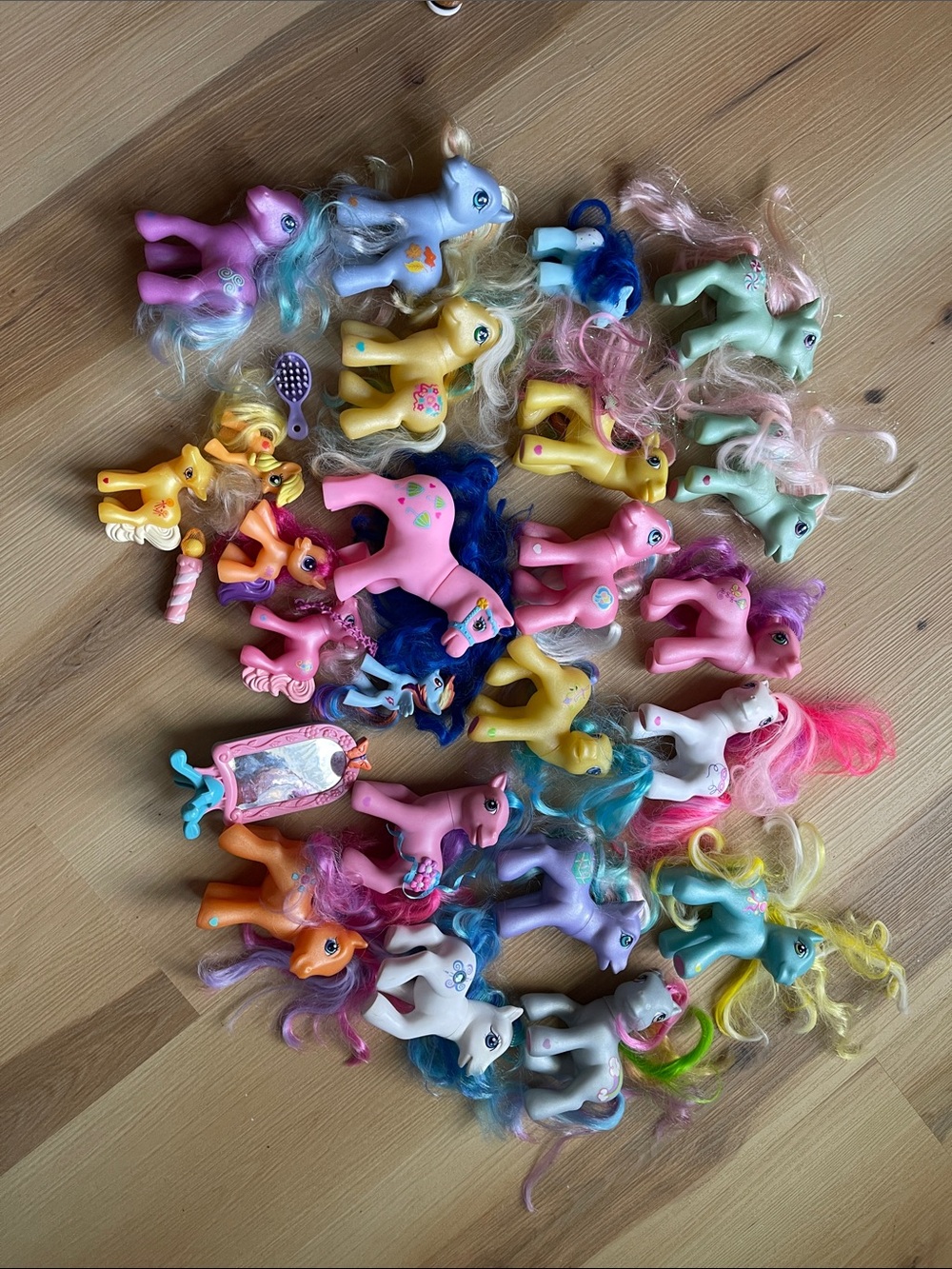 My Little Pony Multi-Color Lot - Pink, Purple, Yellow, Blue, Green